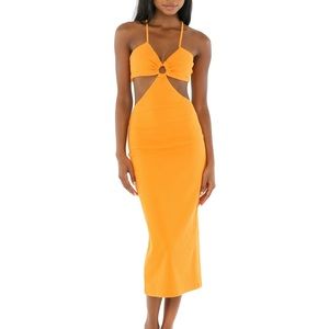 Runway The Label Hula Dress in Orange
